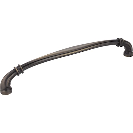Jeffrey Alexander 12" Center-to-Center Antique Brushed Satin Brass Lafayette Appliance Handle 317-12ABSB